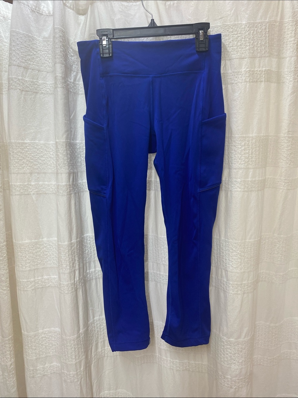 lululemon athletica Royal Blue High-Waist Pocket cropped leggings